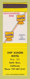 Matchbook Cover - Best Western Ship Ashore Motel Smith River CA