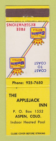 Matchbook Cover - Best Western Applejack Inn Aspen Colorado