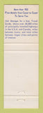 Matchbook Cover - Best Western Park Terrace Motor Hotel Fort Morgan Colorado
