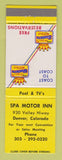 Matchbook Cover - Best Western Spa Motor Inn Denver Colorado