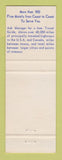 Matchbook Cover - Best Western MacIntosh's Tomichi Village Gunnison Colorado