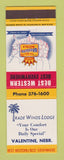 Matchbook Cover - Best Western Trade Winds Lodge Valentine NE