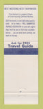 Matchbook Cover - Best Western Trade Winds Lodge Valentine NE