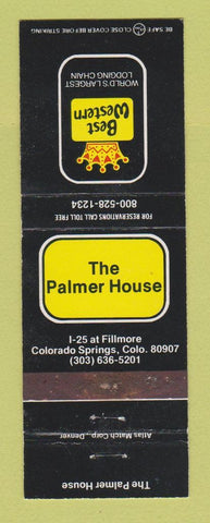 Matchbook Cover - Best Western Palmer House Colorado Springs