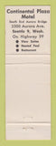 Matchbook Cover - Best Western CP Seattle WA