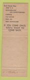 Matchbook Cover - Best Western Sky Liner Motel Chillicothe MO