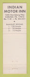 Matchbook Cover - Best Western Shangri La Indian Motor Inn Carlisle PA