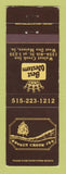 Matchbook Cover - Best Western Walnut Creek Inn West Des Moines IA