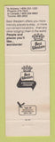 Matchbook Cover - Best Western Best Western Fuller's Brinkley AR
