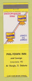 Matchbook Cover - Best Western Phil Town Inn Sturgis SD