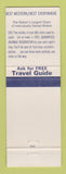 Matchbook Cover - Best Western Two Green Well Motels Prince Moab UT