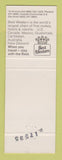 Matchbook Cover - Best Western Roswell Inn NM