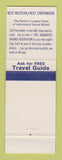Matchbook Cover - Best Western Phillips Manor Dumas TX