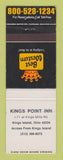 Matchbook Cover - Best Western Kings Point Inn Kings Island OH WEAR
