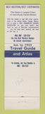 Matchbook Cover - Best Western Narrow Gauge Railroad Antonito Colorado