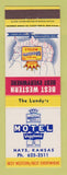 Matchbook Cover - Best Western Motel Vagabond Hays KS