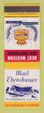 Matchbook Cover - Best Western Motel Ebensburger Ebensburg PA
