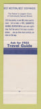 Matchbook Cover - Best Western Copa Motel Restaurant Kingman KS