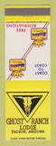 Matchbook Cover - Best Western Ghost Ranch Lodge Tucson AZ