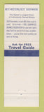 Matchbook Cover - Best Western Padre Trail Inn San Diego CA