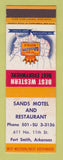 Matchbook Cover - Best Western Sands Motel Fort Smith AR WEAR