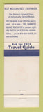 Matchbook Cover - Best Western Richard's Motel Durango Colorado