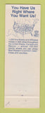 Matchbook Cover - Best Western Tomahawk Motel Riverton WY