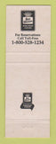 Matchbook Cover - Best Western Intercourse Village Intercourse PA