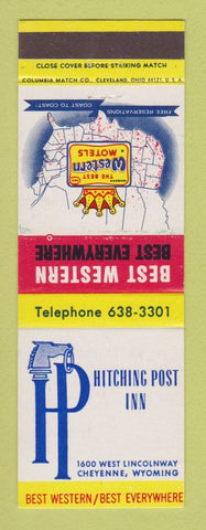 Matchbook Cover - Best Western Hitching Post Inn Cheyenne WY