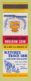 Matchbook Cover - Best Western Natchez Trace Inn Tupelo MS