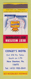 Matchbook Cover - Best Western Conley's Motel New Stanton PA