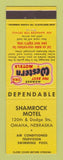 Matchbook Cover - Best Western Shamrock Motel Omaha NE