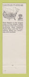 Matchbook Cover - Best Western Tomichi Village Gunnison Colorado