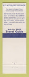 Matchbook Cover - Best Western Winter Garden Inn FL