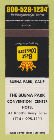 Matchbook Cover - Best Western Buena Park Hotel Knott's Berry Farm CA #2