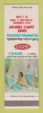 Matchbook Cover - Crane Plumbing Heating Cleveland OH