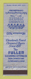 Matchbook Cover - Fuller Cleaning Dyeing 1946 Cleveland OH