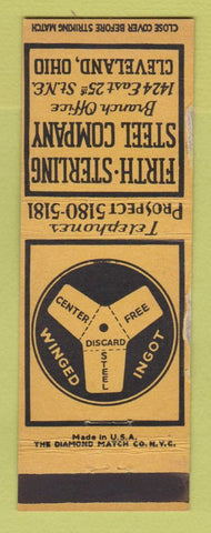 Matchbook Cover - Firth Sterling Steel Cleveland OH WEAR