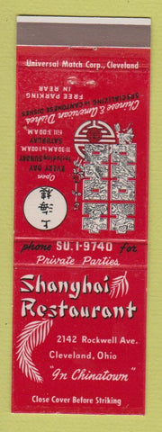 Matchbook Cover - Shanghai Chinese Restaurant Cleveland OH