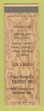 Matchbook Cover - Pappy Howard's Country Inn Cleveland OH