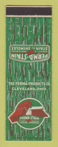 Matchbook Cover - Perma Stain Shingles Cleveland OH