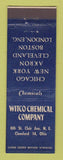 Matchbook Cover - Witco Chemical Cleveland OH