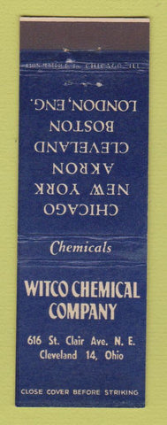 Matchbook Cover - Witco Chemical Cleveland OH