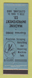 Matchbook Cover - Machine Improvement Company Cleveland OH