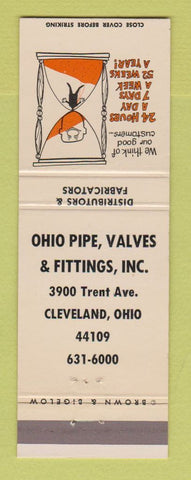 Matchbook Cover - Ohio Pipe Valves Fittings Cleveland OH