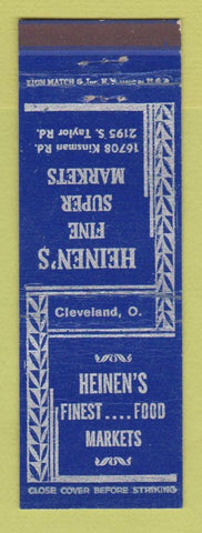 Matchbook Cover - Heinen's Grocery Cleveland OH