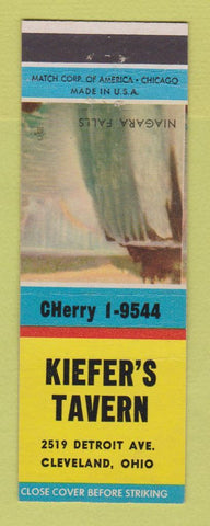 Matchbook Cover - Kiefer's Tavern Cleveland OH