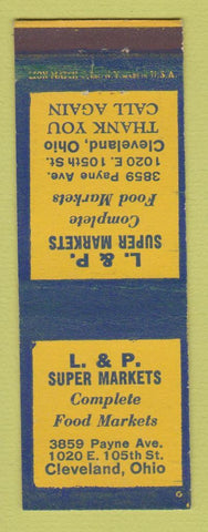 Matchbook Cover - L&P Grocery Stores Cleveland OH