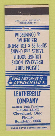 Matchbook Cover - Leatherbilt Company Upholstering Cleveland OH