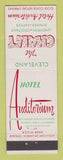 Matchbook Cover - Hotel Auditorium The Chalet Cleveland OH